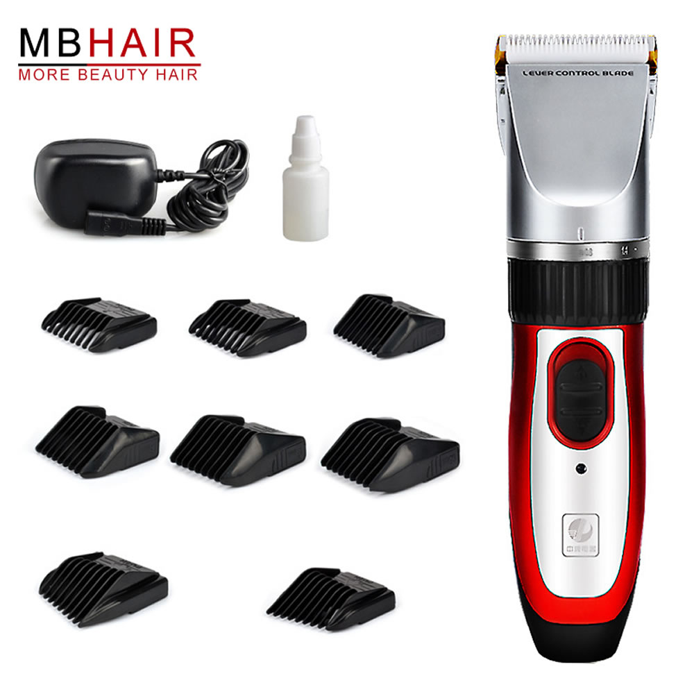 MBHAIR Ceramic Trimmer Waterproof Electric hair clipper